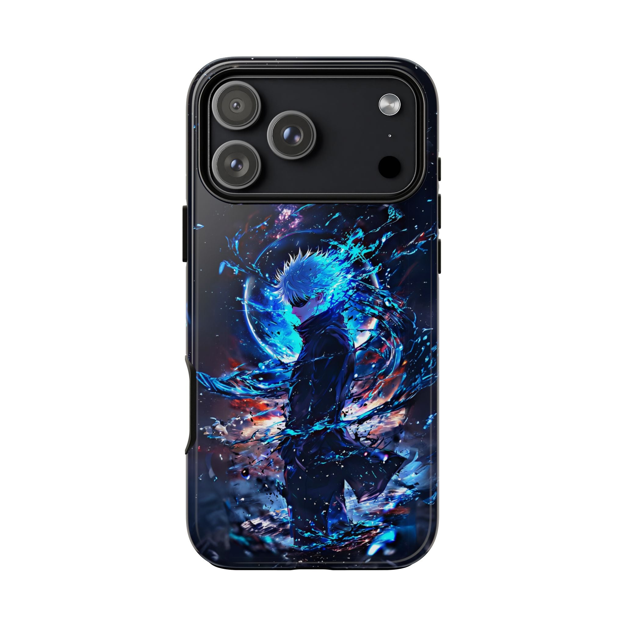 Anime Tough Phone Case – Gojou Satoru Design for iPhone, Samsung, and Google Pixel