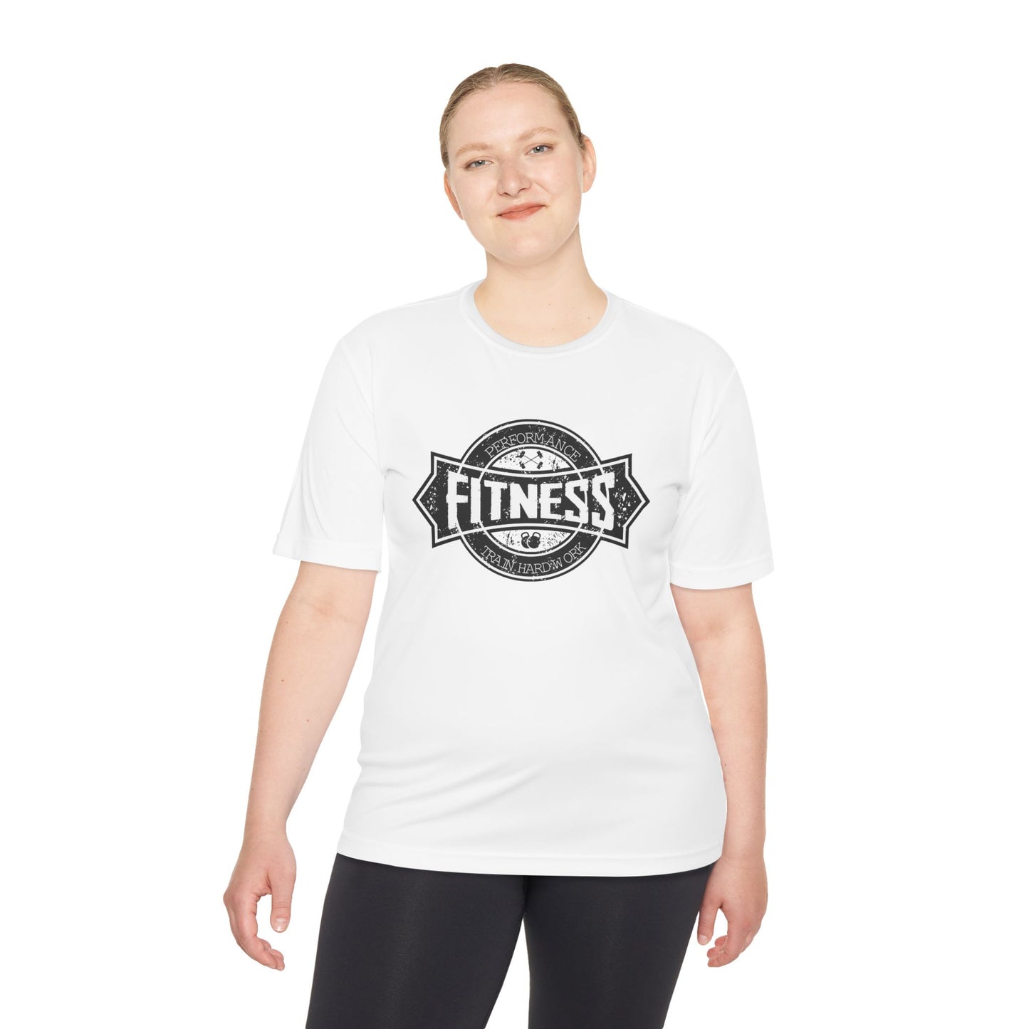 T-Shirt Moisture Wicking Fitness Shirt - Unisex Workout Tee for Gym, Running, Yoga