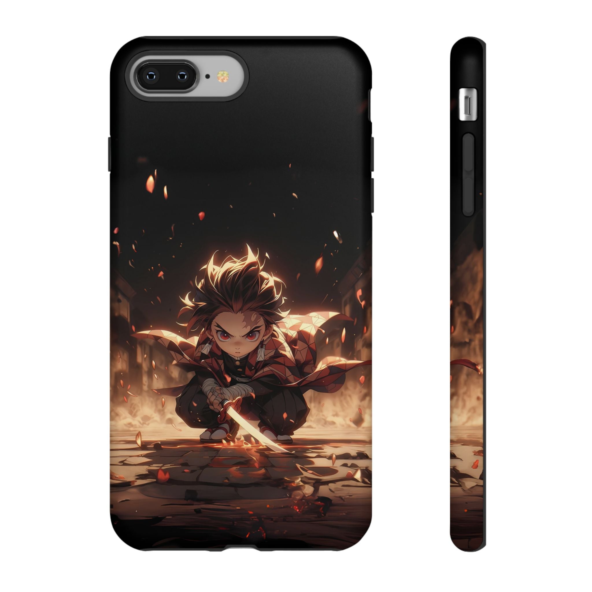 Tough Phone Case – Chibi Tanjiro Kamado Anime Protective Case for iPhone & Samsung