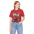 Deadpool T-Rex Unisex Jersey Tee - Fun Graphic T-Shirt for Comic Fans - Jurassic Chichanga