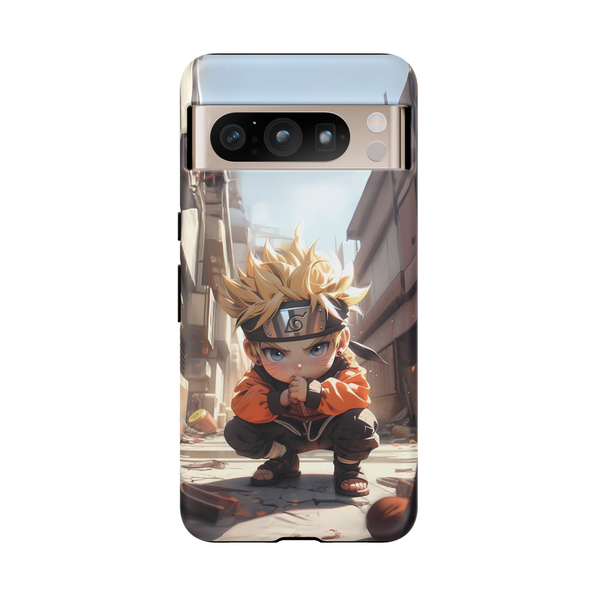 Chibi Naruto Tough Phone Case – Anime Protective Case for iPhone & Samsung, UV Resistant, Durable & Stylish