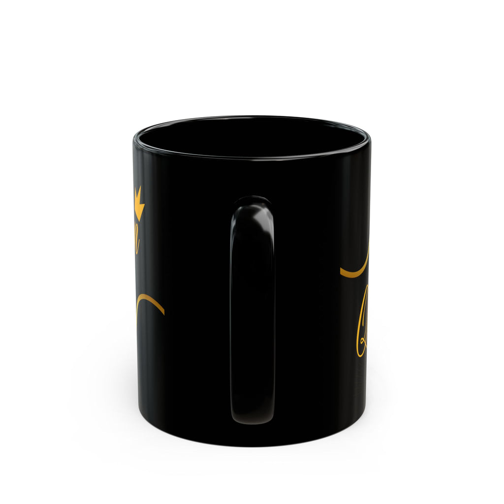 Queen Black Mug 11oz, 15oz - Perfect Gift for Her, Elegant Coffee Cup