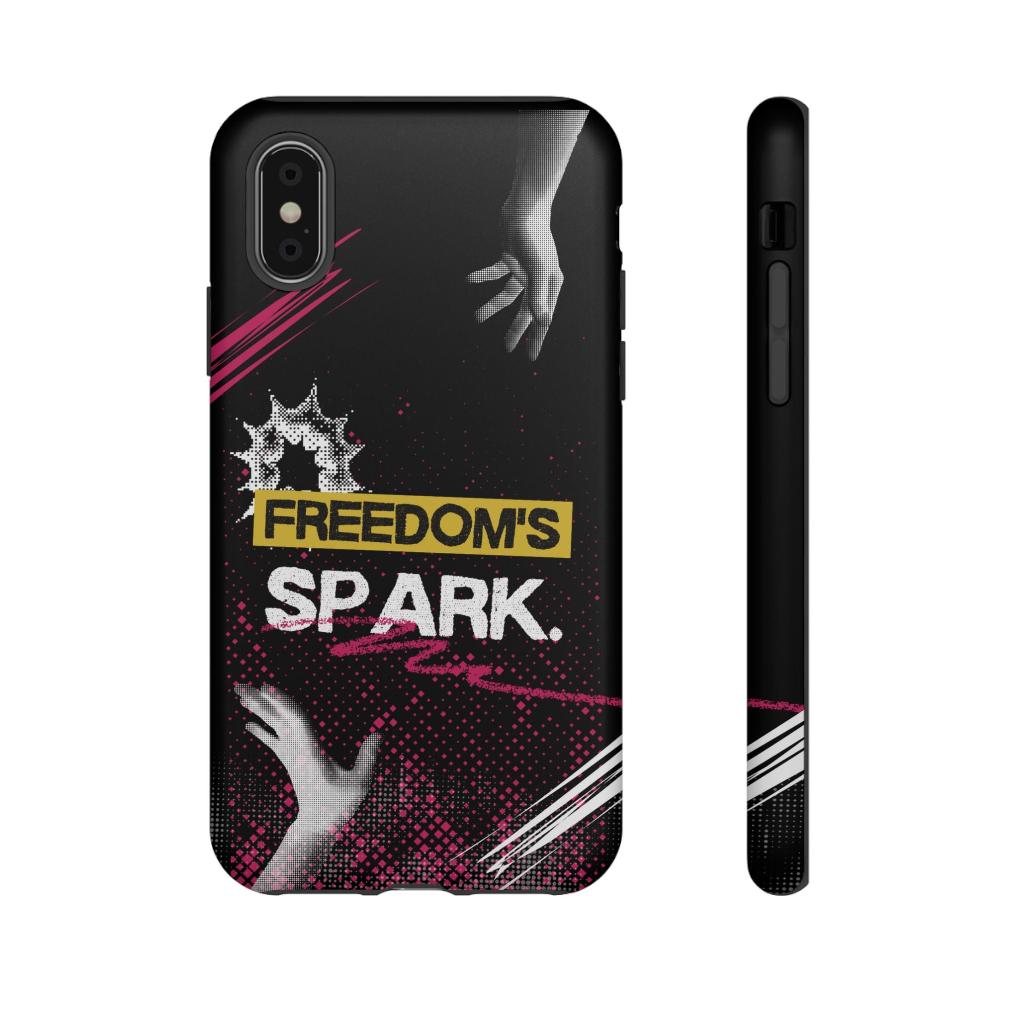 Tough Cases - Freedom's Spark Motivationsl Themed Phone Protection for iPhone, Samsung, and Google Pixel (Matte/Glossy)