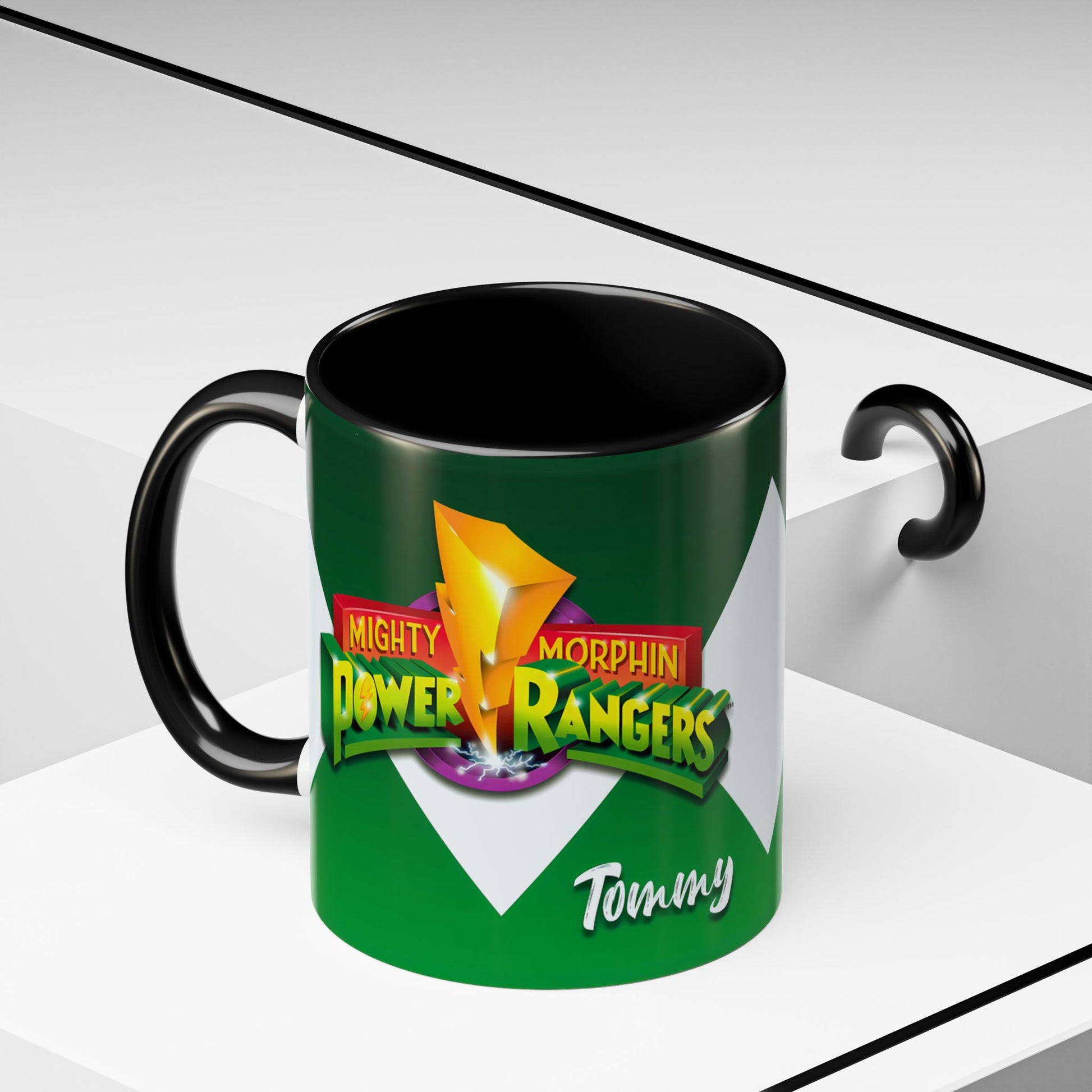 Mug Green Ranger Mug – 11oz & 15oz Mighty Morphin Power Rangers Ceramic Cup