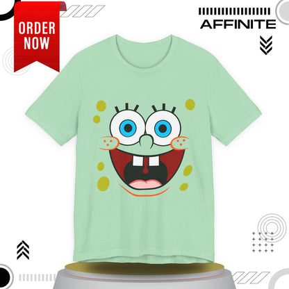 T-Shirt Cartoon Clothing - Spongebob Graphic Tee (Patrick & Mr. Krab)