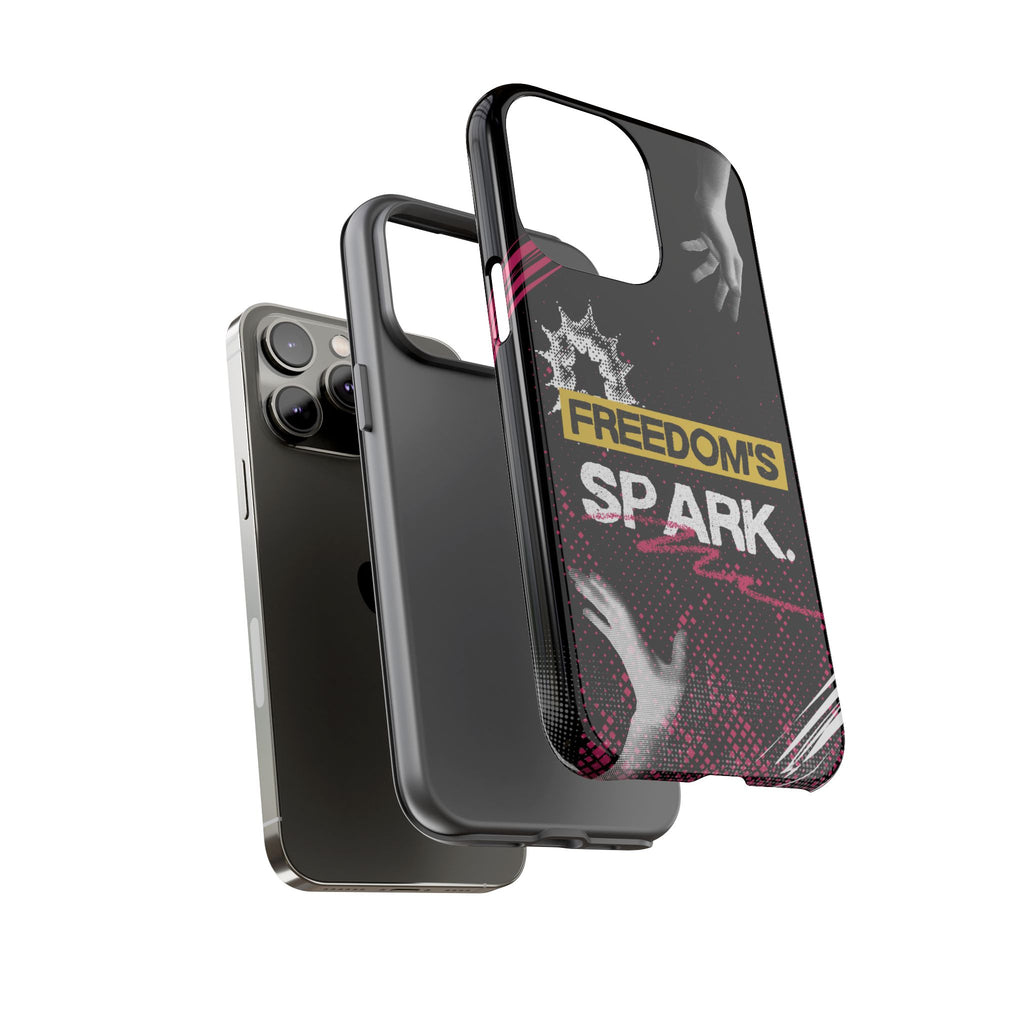 Tough Cases - Freedom's Spark Motivationsl Themed Phone Protection for iPhone, Samsung, and Google Pixel (Matte/Glossy)