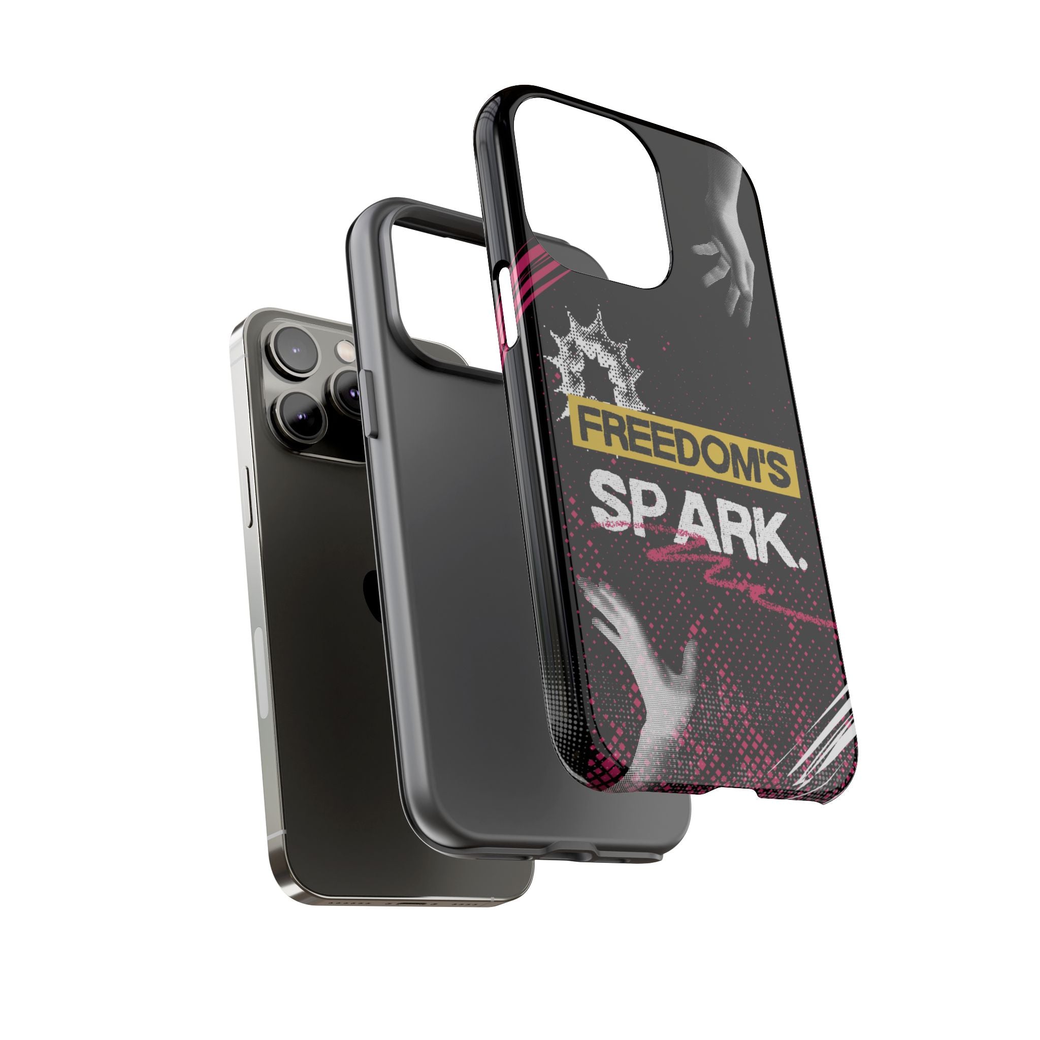 Tough Cases - Freedom's Spark Motivationsl Themed Phone Protection for iPhone, Samsung, and Google Pixel (Matte/Glossy)