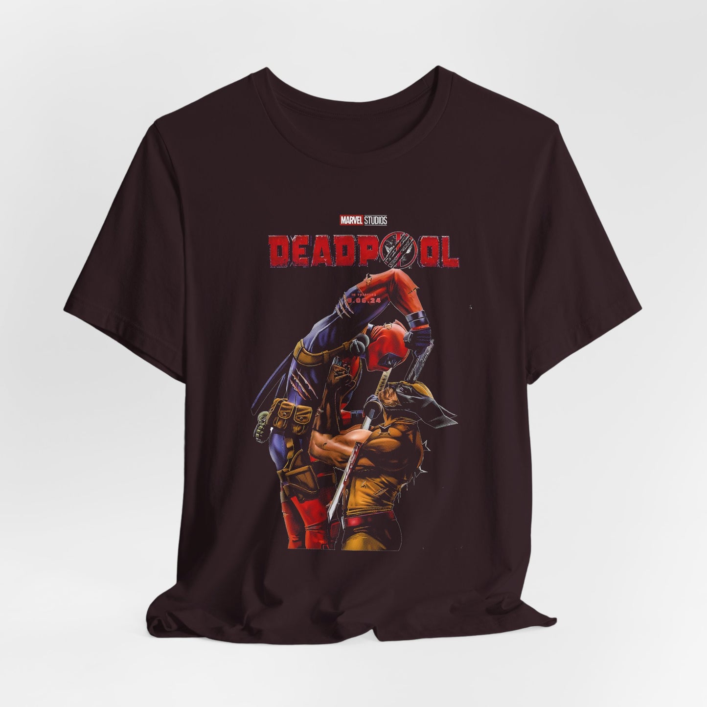 T-Shirt Deadpool Graphic Unisex Jersey Tee - Perfect for Comic Fans