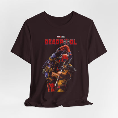 T-Shirt Deadpool Graphic Unisex Jersey Tee - Perfect for Comic Fans