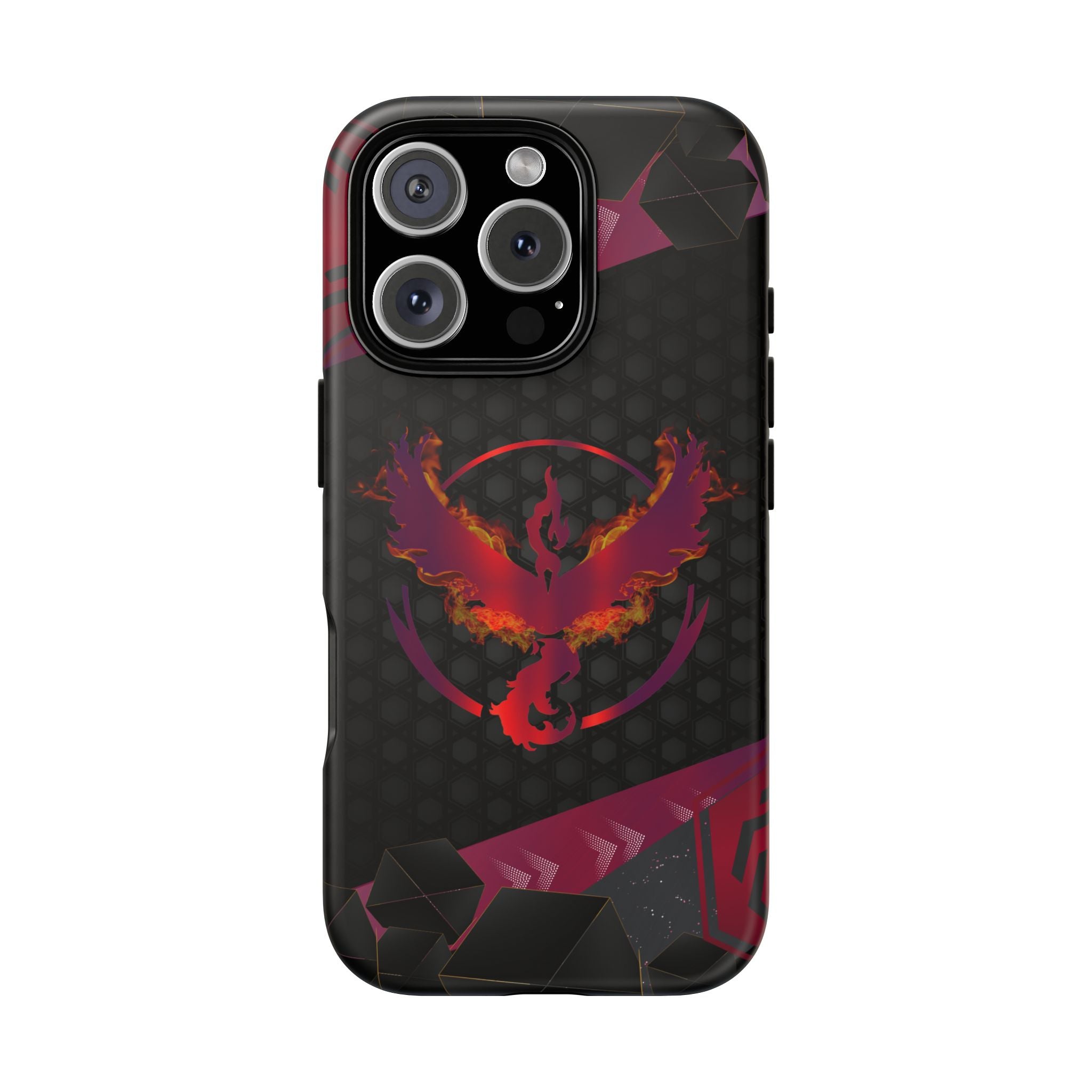 Pokémon Phone Case – Team Valor Tough & Rugged Dual-Layer Protection for iPhone, Samsung, Pixel | Wireless Charging Ready