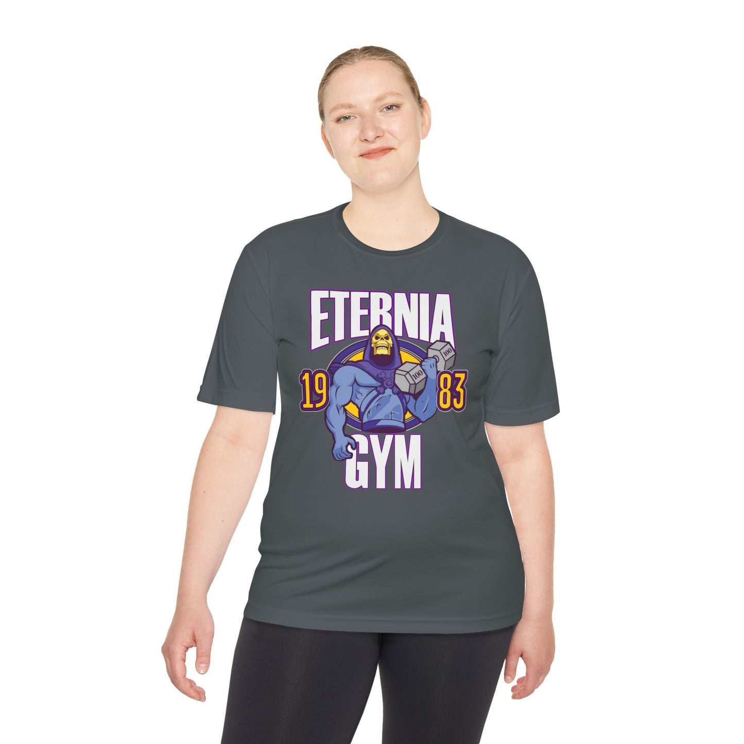 T-Shirt Eternia Gym Unisex Moisture Wicking Tee - Vintage Muscle Workout Shirt