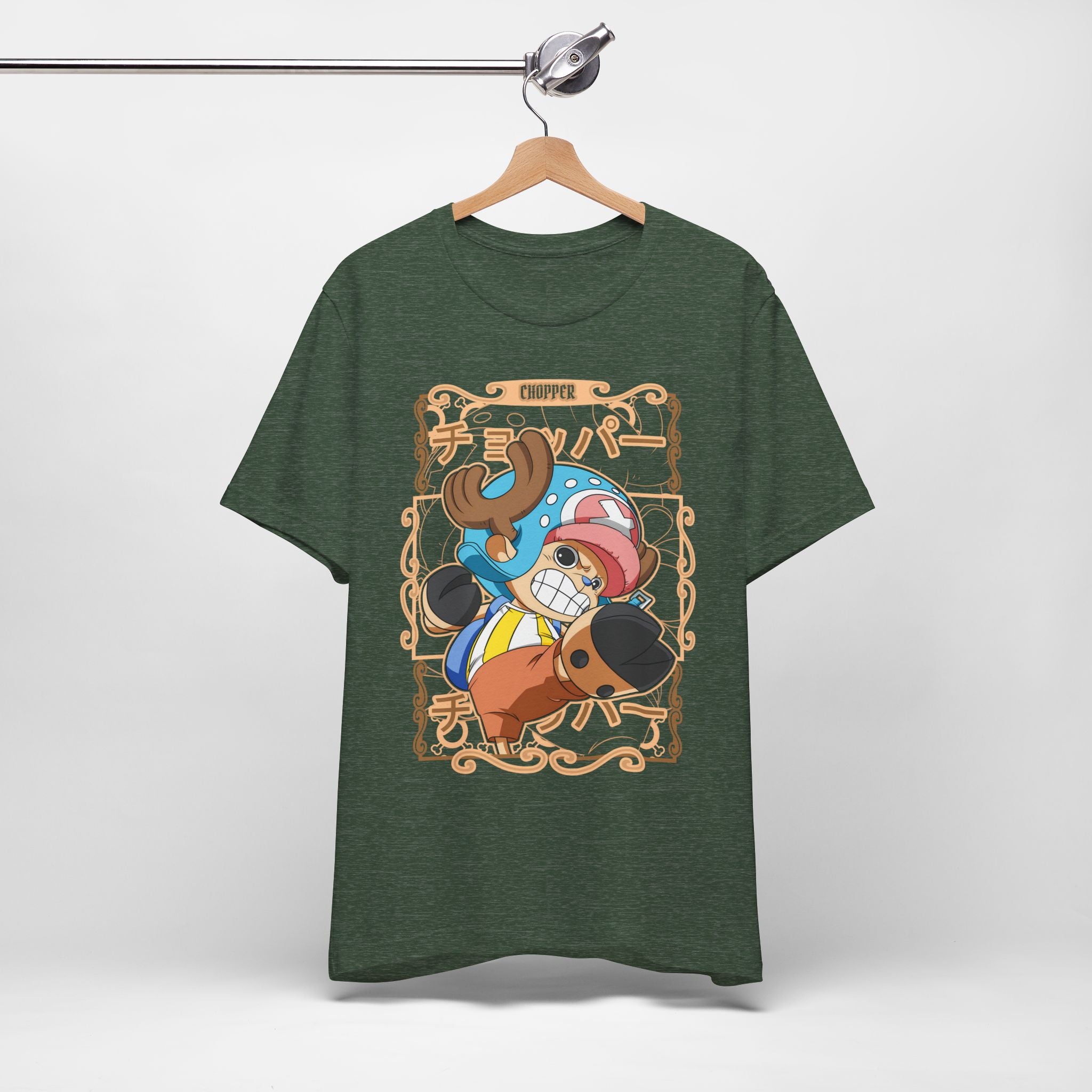 Anime-Inspired Unisex Short Sleeve Tee - 100% Cotton Chopper T-Shirt by Bella+Canvas
