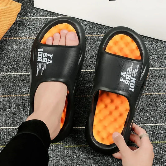 Slippers Mens House Slippers - Luxury Memory Foam & EVA Sole | Affinite Store