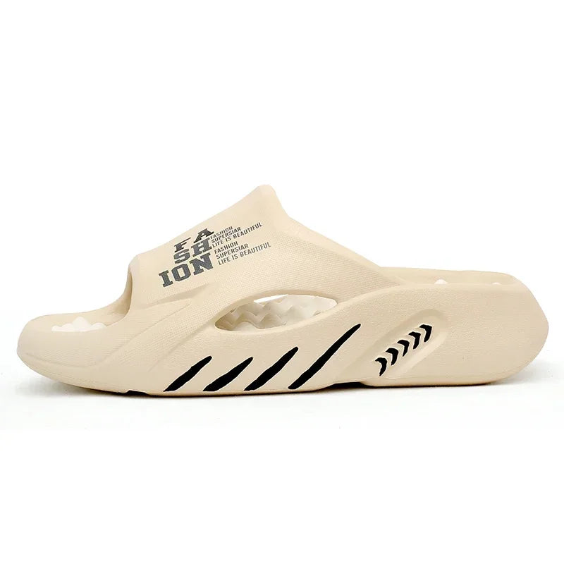 Slippers Mens House Slippers - Luxury Memory Foam & EVA Sole | Affinite Store JF587-1-Beige