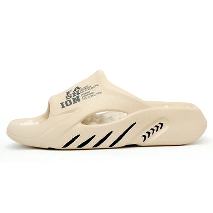 Slippers Mens House Slippers - Luxury Memory Foam & EVA Sole | Affinite Store JF587-1-Beige