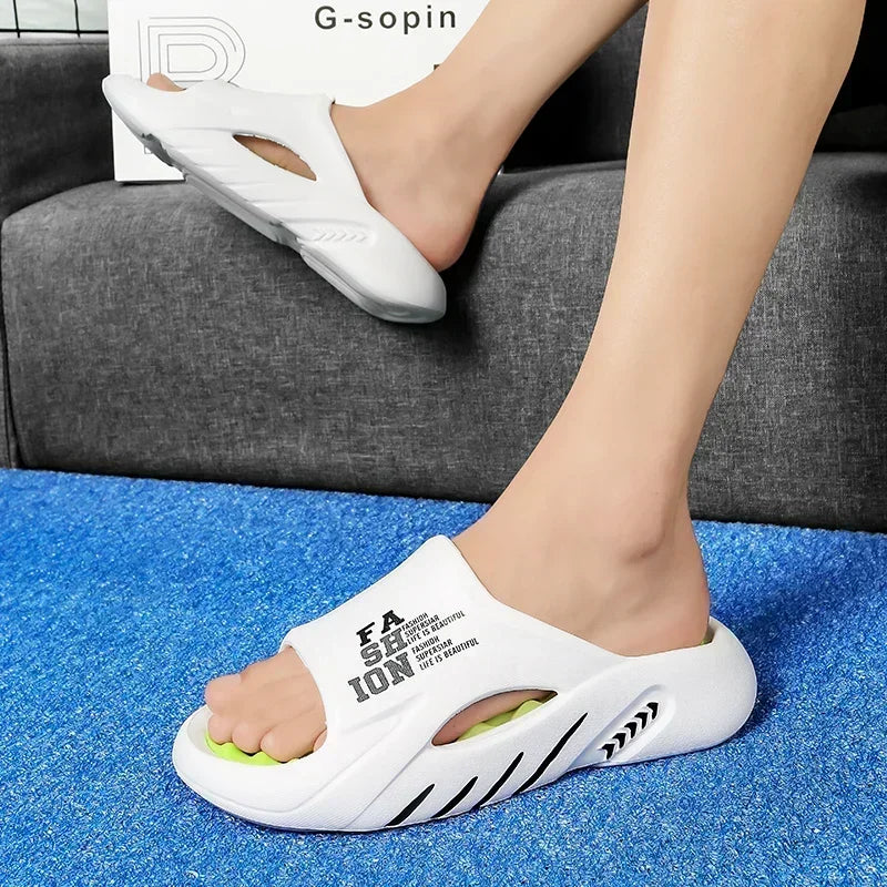Slippers Mens House Slippers - Luxury Memory Foam & EVA Sole | Affinite Store