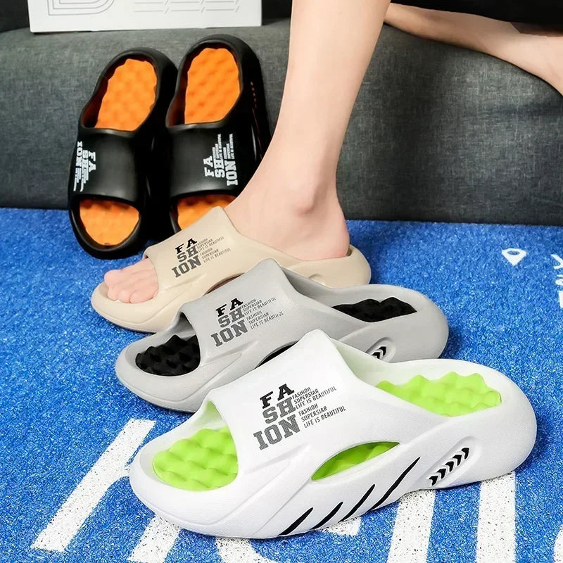 Slippers Mens House Slippers - Luxury Memory Foam & EVA Sole | Affinite Store